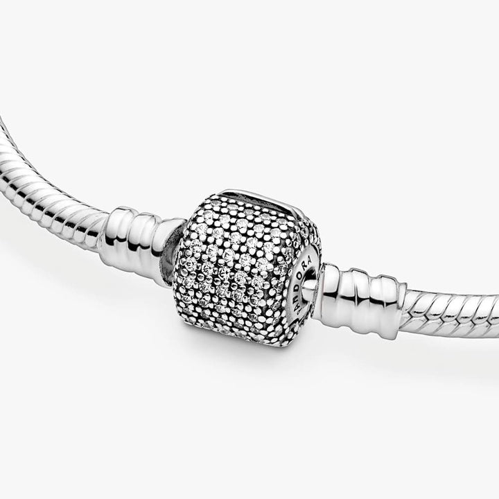Pandora Silver Pavé Bracelet 590723CZ-19 - View 3