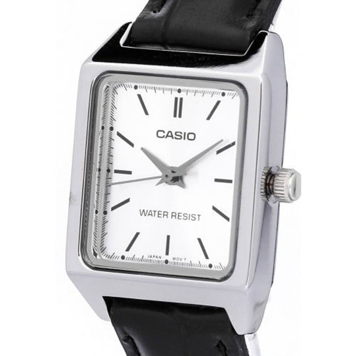 Casio Women's LTP-V007L-7E1UDF Leather Strap Quartz Watch - View 2