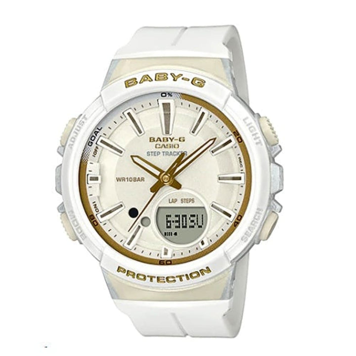Casio Baby-G BGS-100GS-7ADR Step Tracker White Watch - View 1