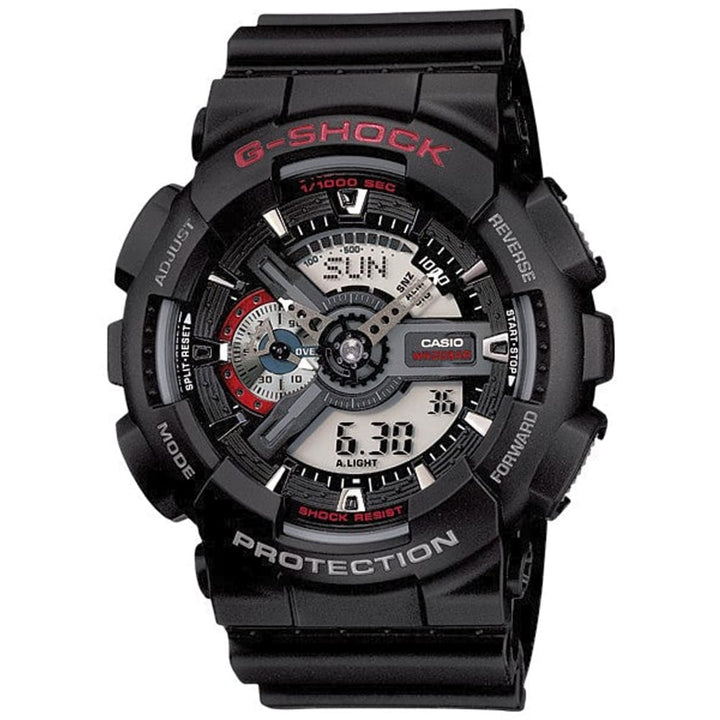 Casio G-Shock GA-110-1AER Ana-Digi Black Resin Watch - View 1