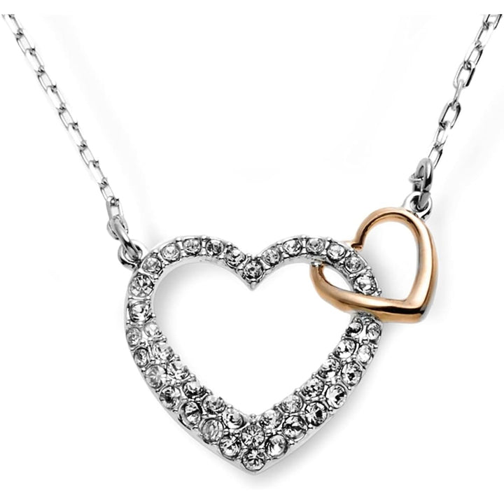 Swarovski Dear Heart Pendant: Rose Gold & Crystal - Model 5156815 - View 2