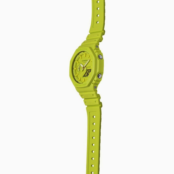 Casio G-Shock GA-2100-9A9ER Yellow Tone-on-Tone Timepiece - View 3