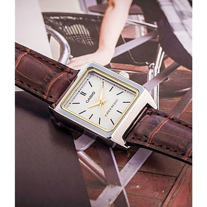 Casio Standard LTP-V007L-7E2UDF Women's Leather Watch - View 2