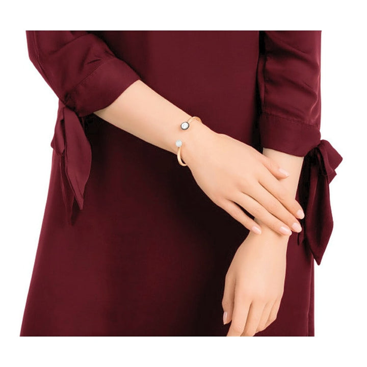 Swarovski Hote Bangle - Gray & Rose Gold #5352500 - View 3