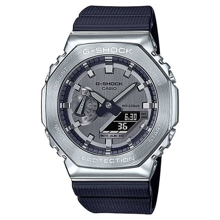 Casio G-Shock GM-2100-1ADR G-Steel: The Metal Casioak - View 1