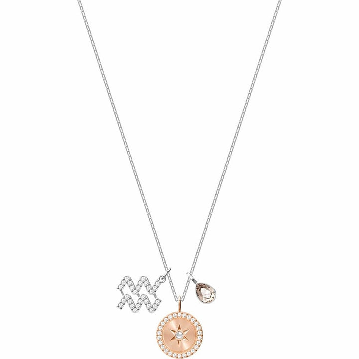 Swarovski Aquarius Zodiac Pendant - Gray Rhodium 5349213 - View 1