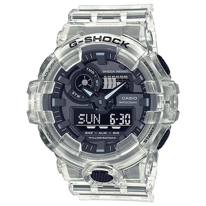 Casio G-Shock GA-700SKE-7AJ Transparent Resin Watch - View 1