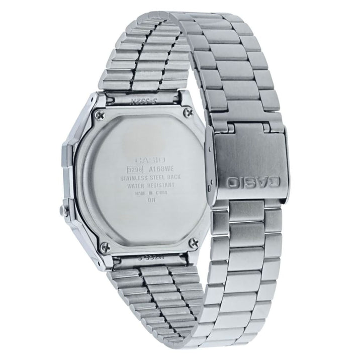 Casio Vintage A168WEM-2EF Stainless Steel Digital Watch - View 3