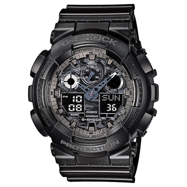 Casio G-Shock GA-100CF-1ADR Camouflage Analog-Digital Watch - View 1
