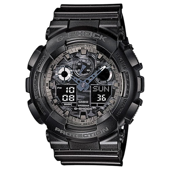 Casio G-Shock GA-100CF-1ADR Camouflage Analog-Digital Watch - View 1
