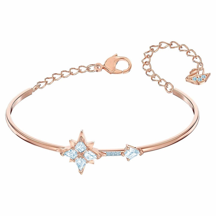 Swarovski Symbolic Star Bangle: Rose Gold-Tone & Crystal, 5494338 - View 2