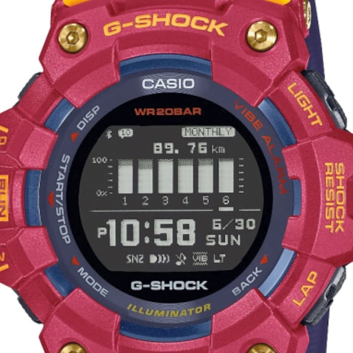 Casio G-Squad GBD-100BAR-4ER Mobile Link Training Watch - View 2