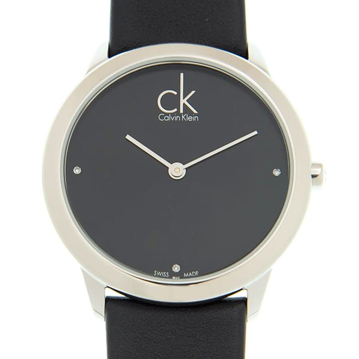 Calvin Klein Minimal K3M221CS Women's Rose Gold & Black Watch - View 2