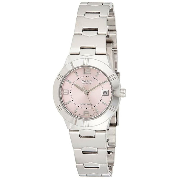 Casio LTP-1241D-4ADF Silver & Pink Women's Watch - View 1