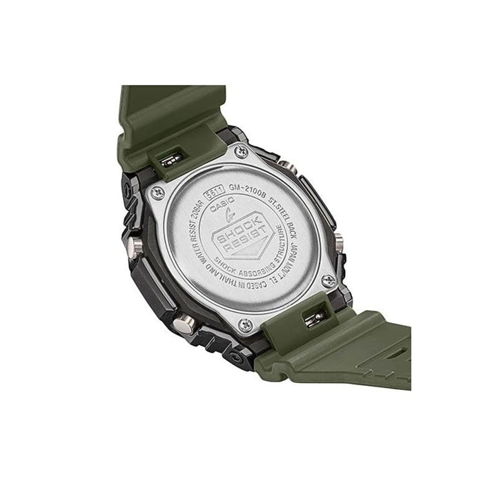 Casio G-Shock GM-2100B-3ADR Green Metal Series Watch - View 6