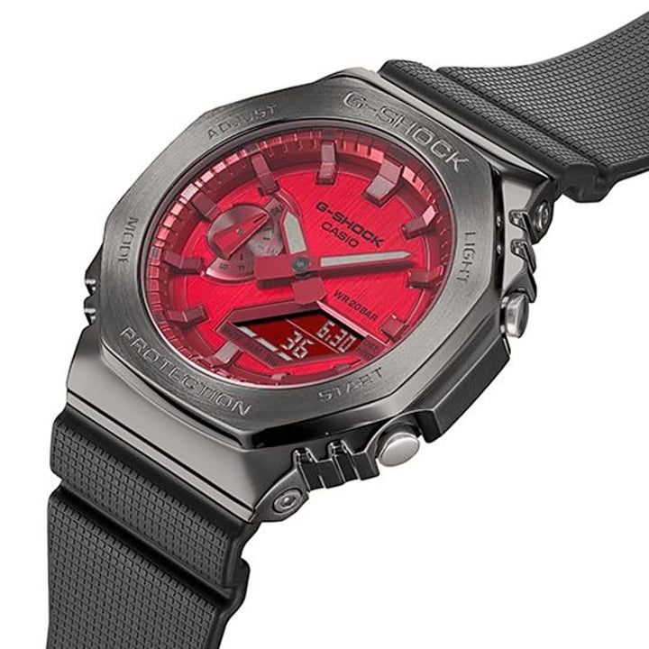 Casio G-Shock GM-2100B-4ADR Red Metallic Resin Watch - View 5