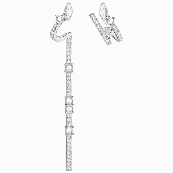Swarovski Henrietta Asymmetrical Crystal Earrings 5300205 - View 1