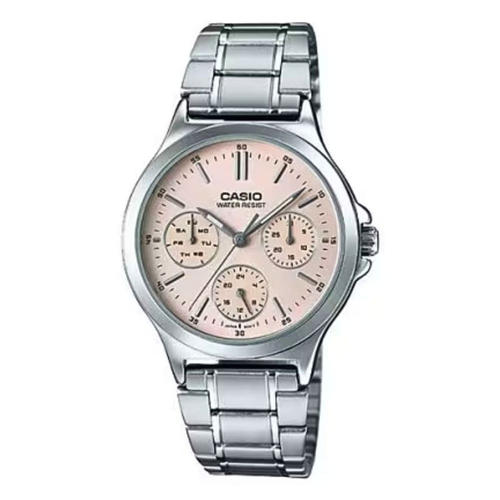 Casio Standard LTP-V300D-4AUDF Silver Tone Timepiece - View 1