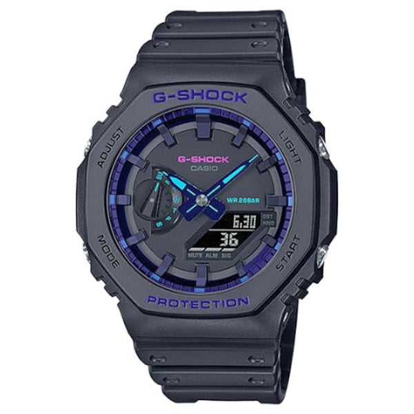 Casio G-Shock GA-2100VB-1AER Urban Style Carbon Core Watch - View 1