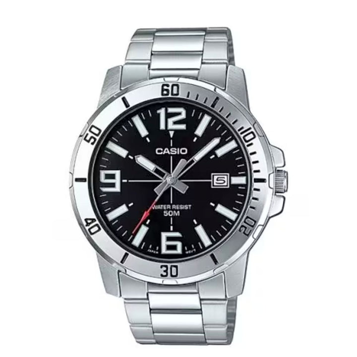Casio Enticer MTP-VD01D-1BVUDF Stainless Steel Men's Watch - View 1