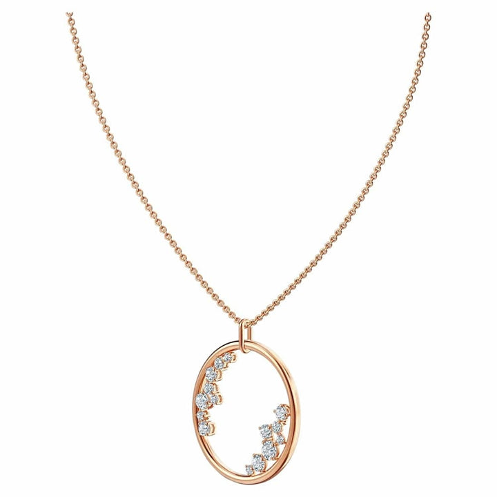 Swarovski North Pendant: White Crystal on Rose-Gold Finish - 5487069 - View 2