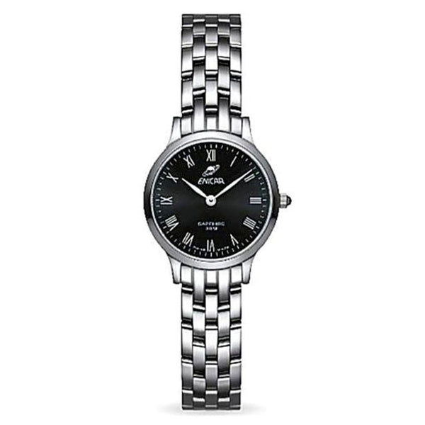 Enicar Black & Silver Automatic Watch 262/30/280aB - View 1