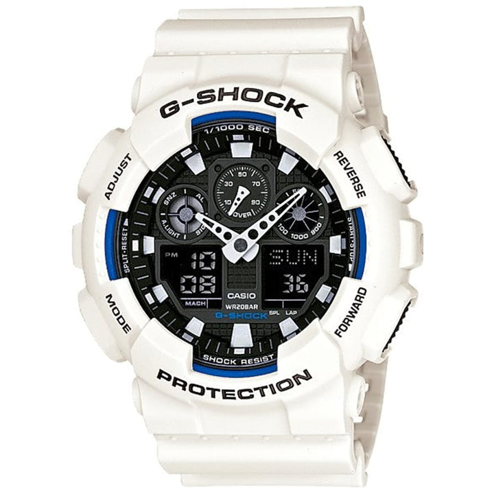 Casio G-Shock GA-100B-7ADR: The White Armor - View 1