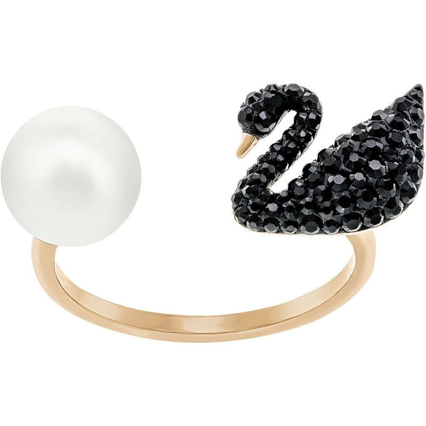Swarovski Iconic Swan Ring Rose Gold, Size 55 - 5256266 - View 1