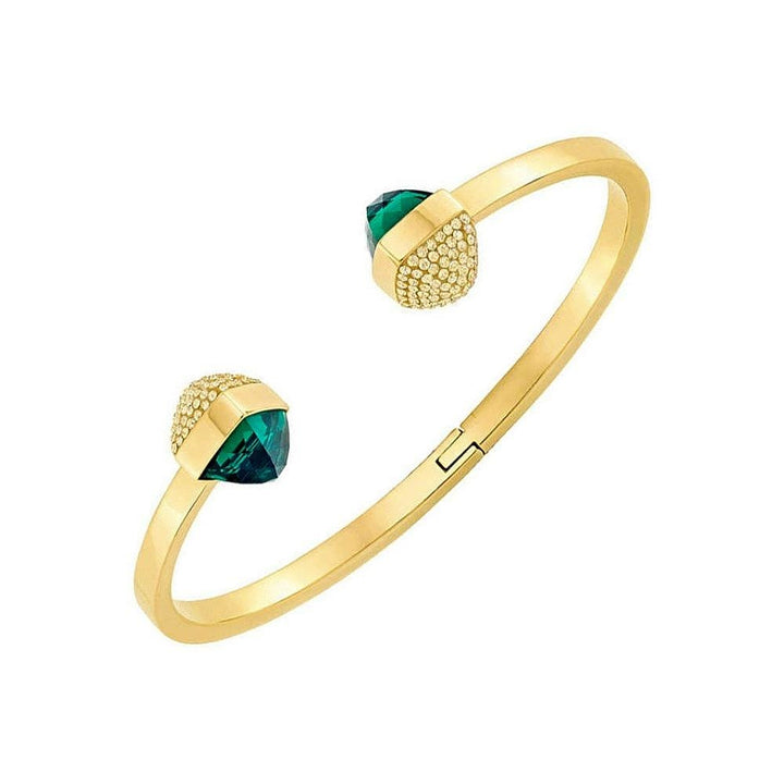 Swarovski Glance Green & Gold Bangle - 5294962 - View 2