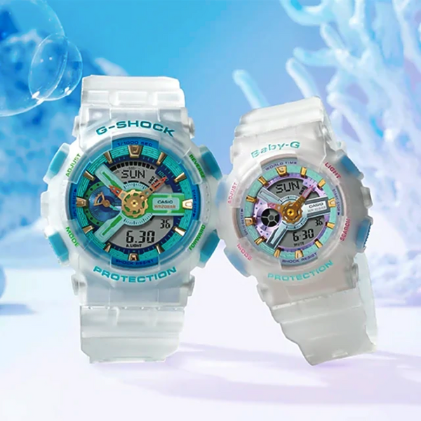 Casio G-Shock x Baby-G SLV-21A-7ADR Summer Love Couple's Watch - View 1