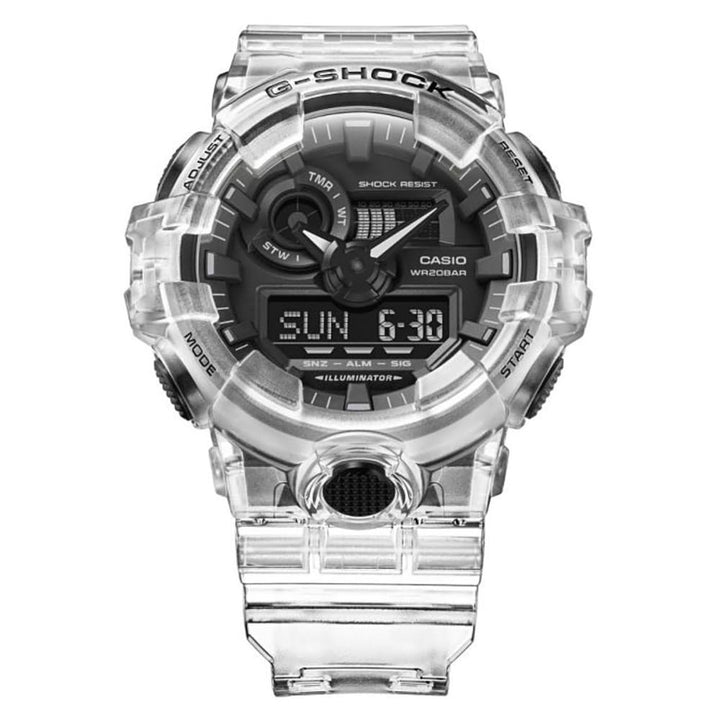 Casio G-Shock GA-700SKE-7AJ Transparent Resin Watch - View 2