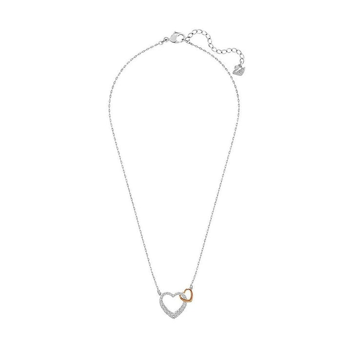 Swarovski Dear Heart Pendant: Rose Gold & Crystal - Model 5156815 - View 3