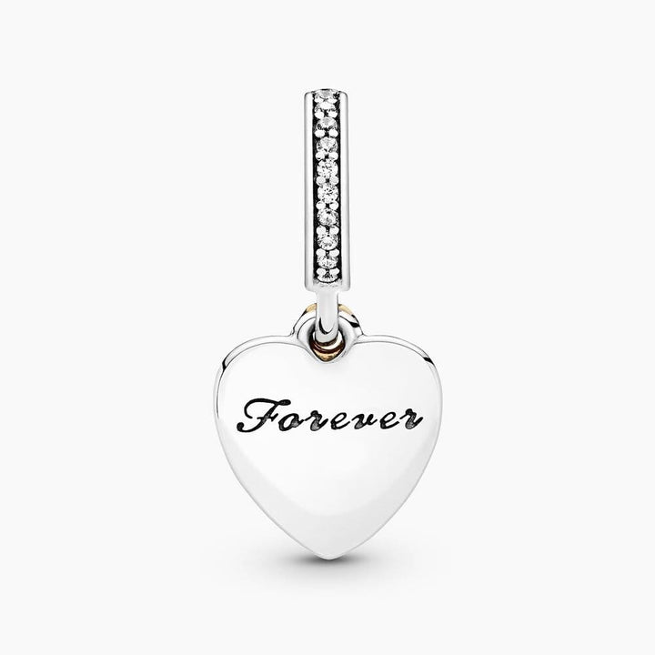 Pandora I Love You Forever Dangle Charm 792042CZ - View 2