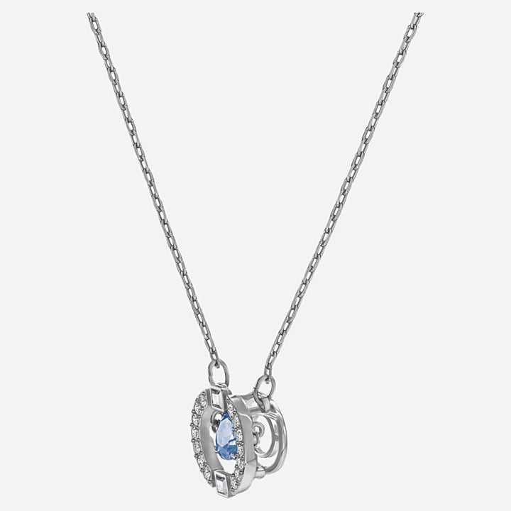 Swarovski Sparkling Dance Blue Crystal Necklace 5279425 - View 2