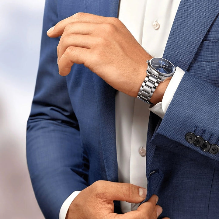 Longines Master Collection L2.909.4.92.6 Blue Dial Automatic Men's Watch - View 3