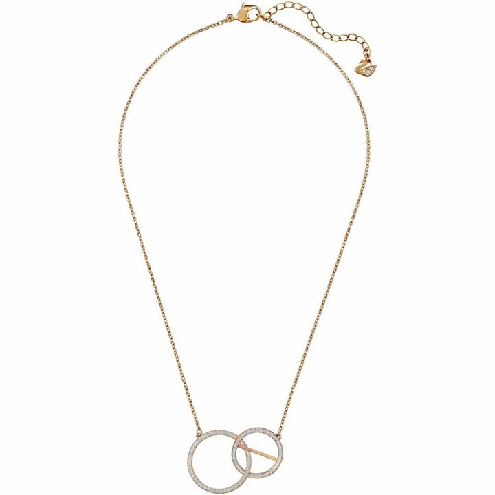 Swarovski Flash Necklace 5238199 - Rose Gold Sparkle - View 2