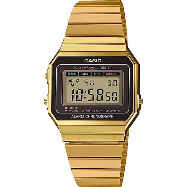Casio Collection A700WEG-9AEF Gold-Tone Digital Watch - View 1