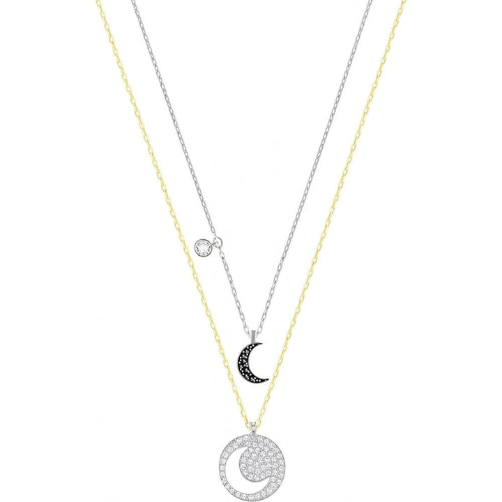 Swarovski Crystal Wishes Moon & Circle Pendant Set 5272242 - View 1