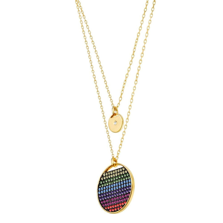 Swarovski Ginger Gold-Plated Layered Necklace 5397843 - View 2