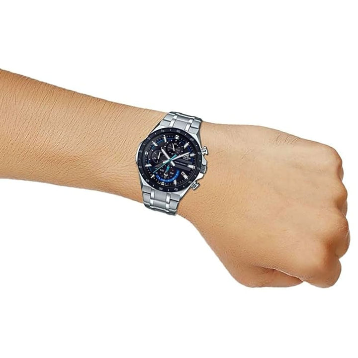 Casio Edifice EQS-920DB-1BVUDF Solar-Powered Chronograph Watch - View 5