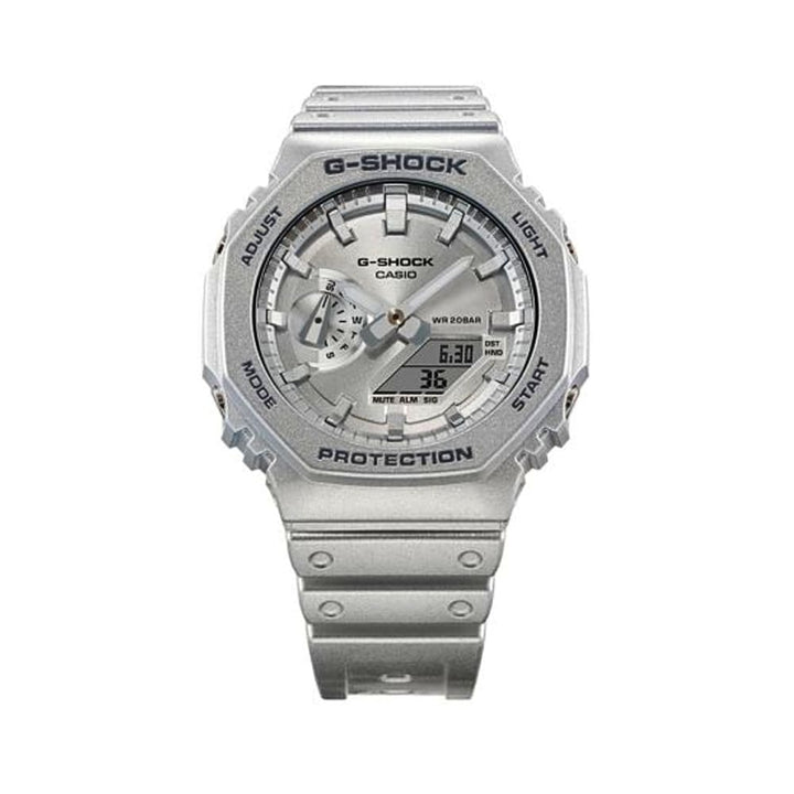 Casio G-Shock GA-2100FF-8AER Metallic Silver Time Traveler - View 3