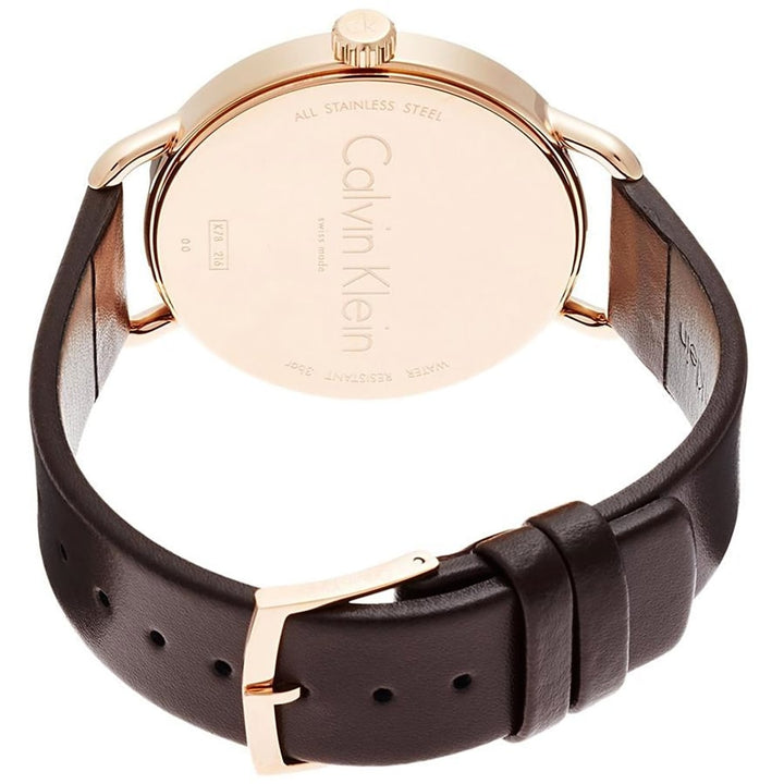 Calvin Klein Even Brown Leather Ladies Watch K7B236G3 - View 3