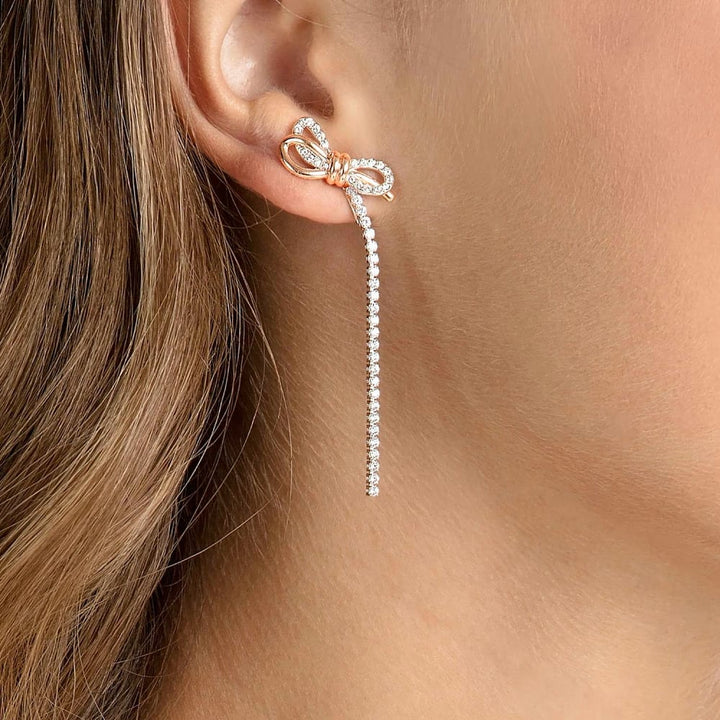 Swarovski Lifelong Bow Drop Earrings 5447083 - View 3