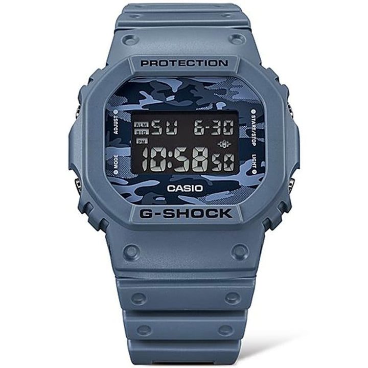 Casio G-Shock DW-5600CA-2ER Blue Camo Digital Watch - View 1
