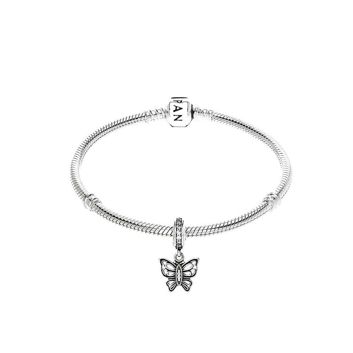 Pandora Vintage Butterfly Charm 791255CZ - View 2