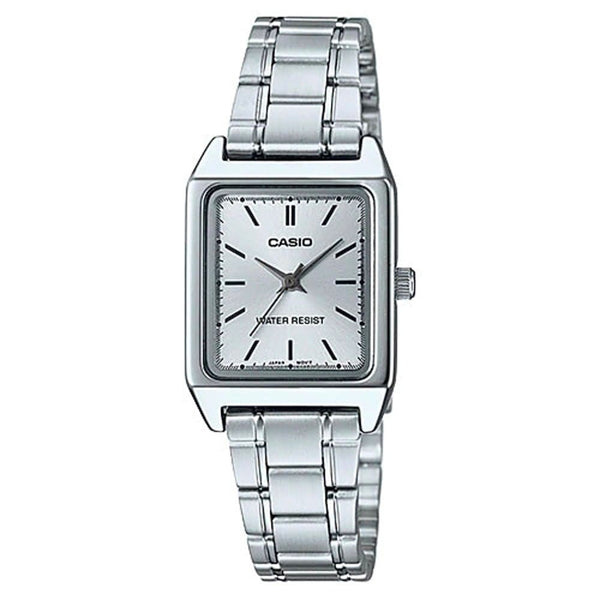 Casio Women's LTP-V007D-7EUDF Silver Stainless Steel Watch - View 1