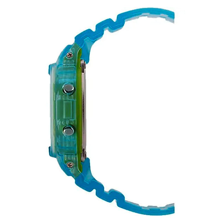 Casio G-Shock DW-5600LS-2DR Semi-Transparent Blue Digital Watch - View 2