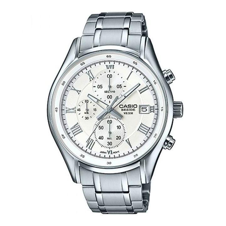 Casio BEM-512D-7AVDF Stainless Steel Men's Watch - View 1