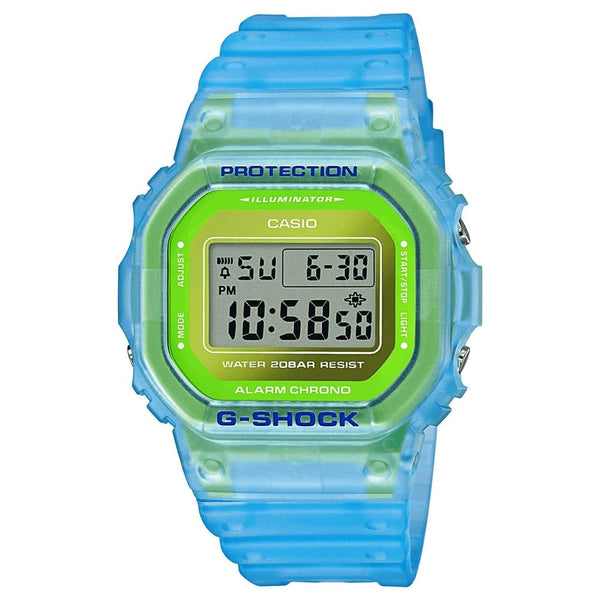 Casio G-Shock DW-5600LS-2ER Modern Transparent Blue Digital Watch - View 1
