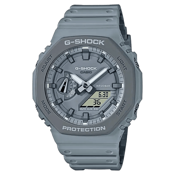 Casio G-Shock GA2110ET-8AER Grey Carbon Fiber Octagon Watch - View 1